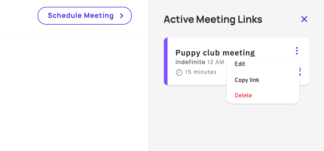 What's new on Meetbit: Edit meeting links